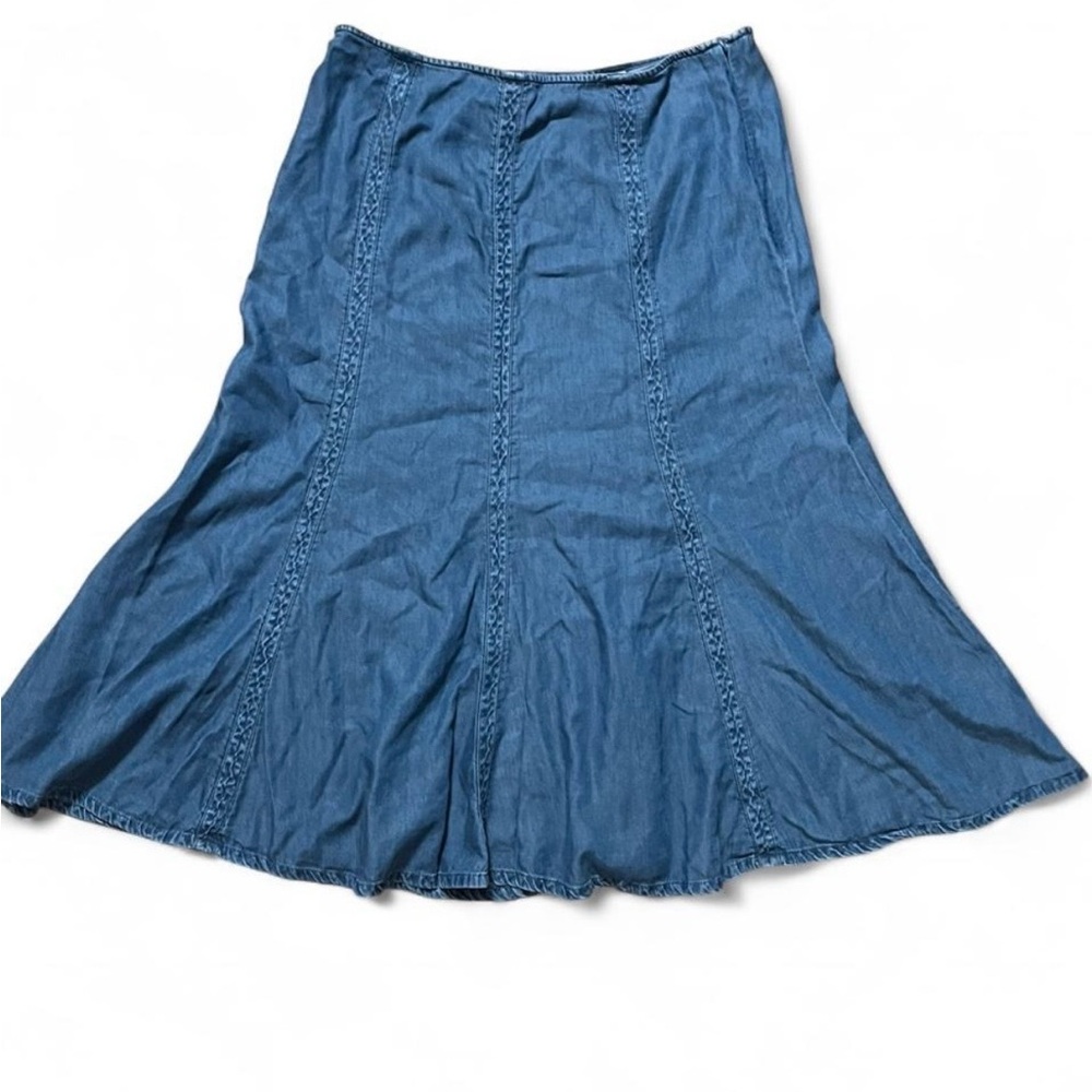 Emma James Vintage Blue Denim Skirt